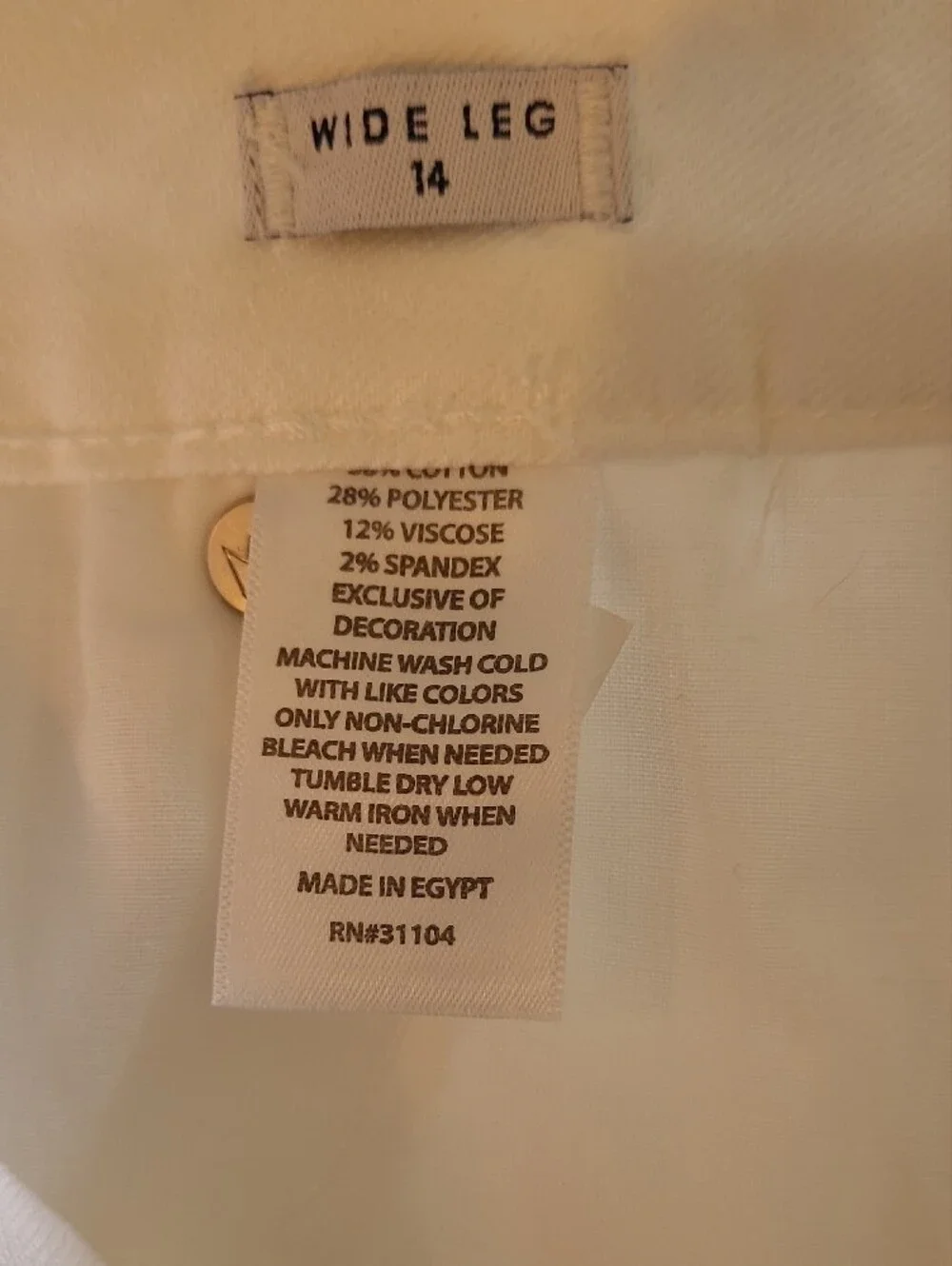 crown & ivy White Women's Pants